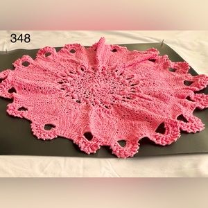 Vintage pink  dollies.